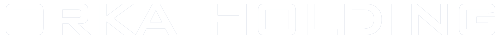 ORKA лого бело за темна позадина